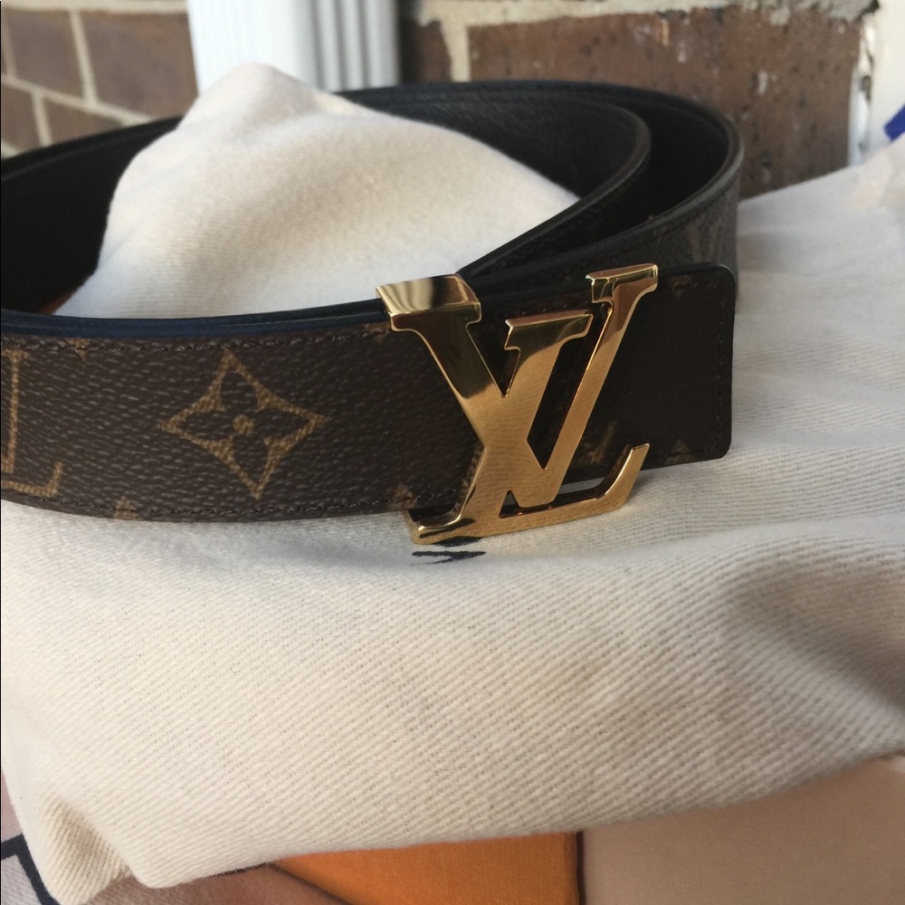 SOLD Louis Vuitton Monogram Reversible Belt